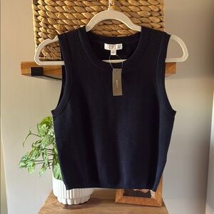 J. Crew Navy Sweater Shell NWT